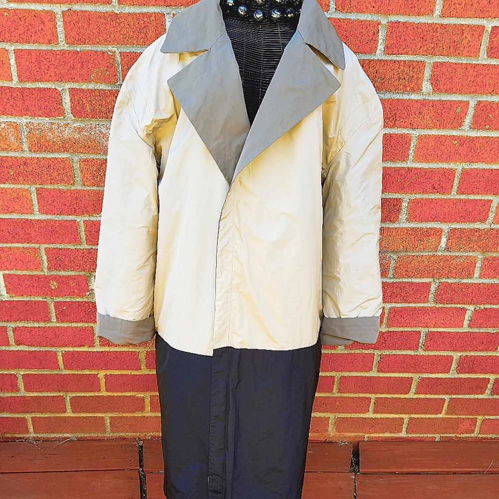 Max Mara reversable rain coat